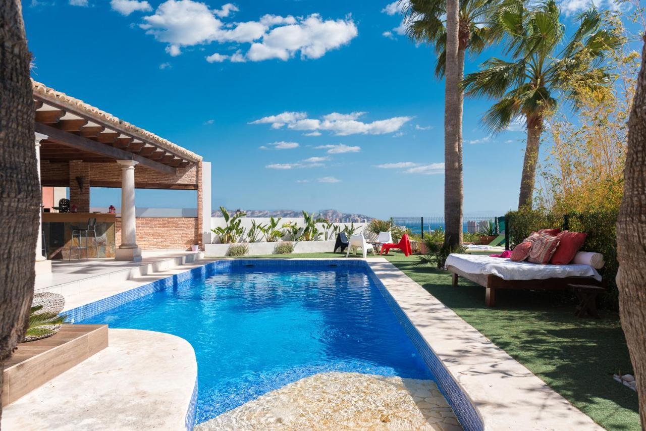 Villa Exclusiva Con Espectaculares Vistas Al Mediterraneo Cala de Finestrat Kültér fotó