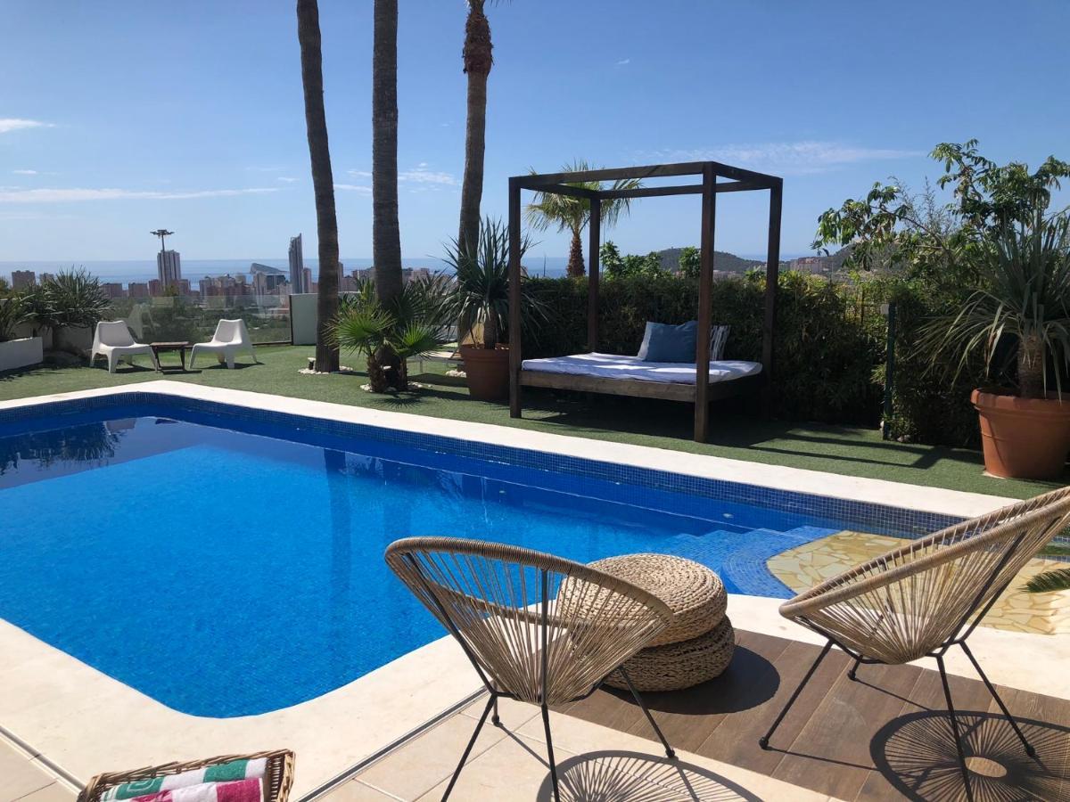 Villa Exclusiva Con Espectaculares Vistas Al Mediterraneo Cala de Finestrat Kültér fotó
